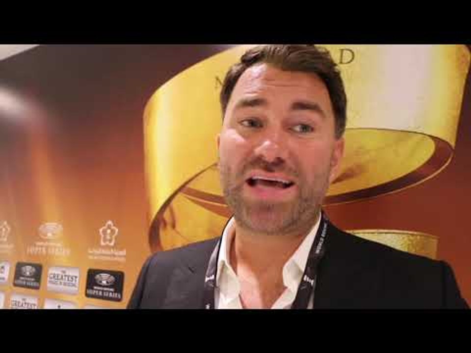 EDDIE HEARN (IN SAUDI ARABIA) ON BILLY JOE SAUNDERS SITUATION, GROVES v SMITH, CHISORA-WHYTE / KHAN