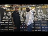 DANIEL DUBOIS v KEVIN JOHNSON HEAD-TO-HEAD @ FINAL PRESS CONFERENCE / LEICESTER / CATTERALL v DAVIES