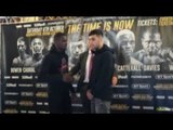 JACK CATTERALL v OHARA DAVIES HEAD-TO-HEAD @ FINAL PRESS CONFERENCE / LEICESTER / CATTERALL v DAVIES