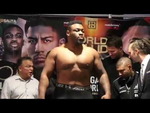 317 POUND MONSTER! - JARRELL 'BIG BABY' MILLER v TOMASZ ADAMEK - OFFICIAL WEIGH IN / WORLDS COLLIDE