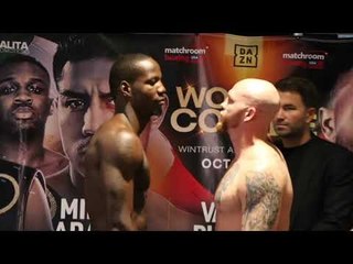 EDDIE HEARN'S NEW HEAVYWEIGHT HOPE! - NKOSI SOLOMON v MATT CAMERON - OFFICIAL WEIGH IN