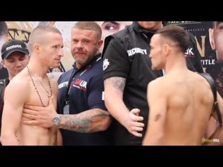 FIGHT OF THE NIGHT? ROBBIE DAVIES JNR v GLENN FOOT **FULL & OFFICIAL** WEIGH-IN (NEWCASTLE)