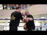 POWER! GLENN FOOT SMASHES PADS AHEAD OF BRITISH & COMMONWEALTH TITLE FIGHT AGAINST ROBBIE DAVIES JR.