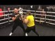 IRISH LIGHTNING KATIE TAYLOR SHOWS HER SPEED / BATTERS THE PADS IN BOSTON AHEAD OF SERRANO CLASH