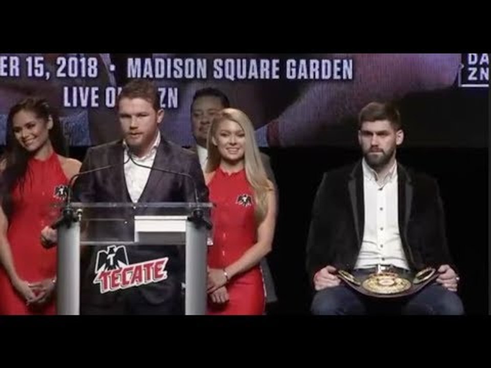 SAUL 'CANELO' ALVAREZ v  ROCKY FIELDING *FULL & UNCUT* NEW PRESS CONFERENCE / CANELO-FIELDING