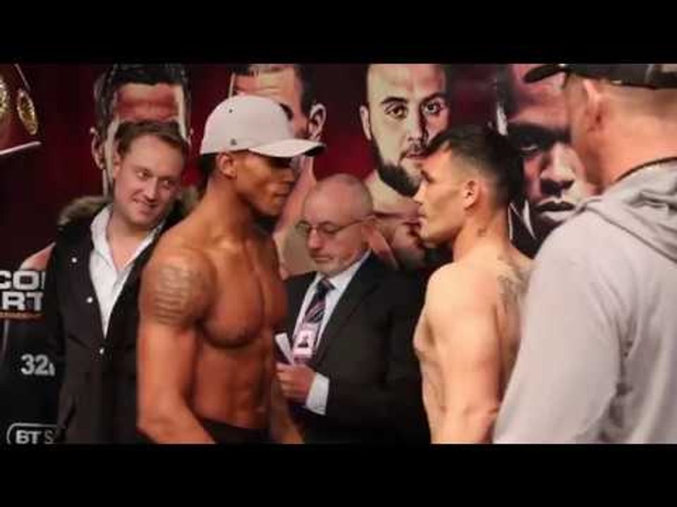 LIONS IN THE CAMP! ANTHONY YARDE v WALTER GABRIEL SEQUEIRA *FULL & OFFICIAL* WEIGH-IN / BRENTWOOD