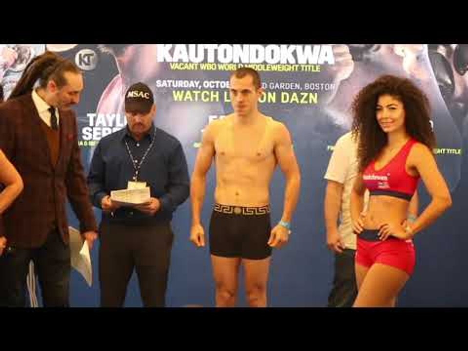 QUIGG RETURNS! - SCOTT QUIGG v MARIO BRIONES - OFFICIAL WEIGH IN FROM BOSTON / QUIGG-BRIONES