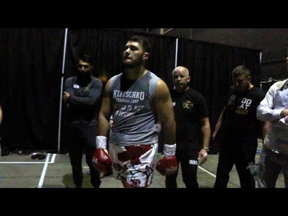 'THE WHITE RHINO' DAVE ALLEN RING WALKS TO SHAWN MICHAEL'S 'SEXY BOY' (NEWCASTLE)