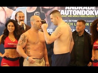 HEAVYWEIGHT CLASH! - NIALL KENNEDY v BRENDAN BARRETT - OFFICIAL WEIGH-IN FROM BOSTON