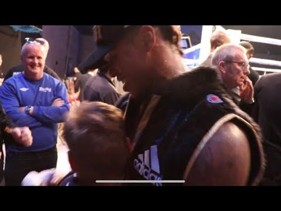 NICE TOUCH! ANTHONY YARDE EMBRACES HIS BIGGEST FAN MOMENTS AFTER STOPPING WALTER SEQUEIRA