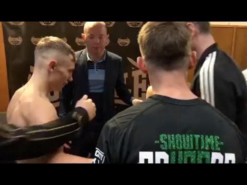 HEATED! SUNNY EDWARDS & RYAN FARRAG CLASH AT WEIGH IN - AS BROTHER CHARLIE EDWARDS GETS INVOLVED!