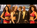 WAR TAYLOR! - KATIE TAYLOR v CINDY SERRANO - OFFICIAL WEIGH-IN FROM BOSTON / TAYLOR-SERRANO