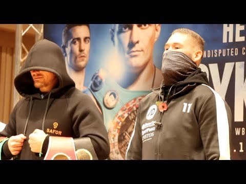 COLD STARES! - OLEKSANDR USYK v TONY BELLEW - HEAD TO HEAD @ FINAL PRESS CONFERENCE / HE WHO DARES