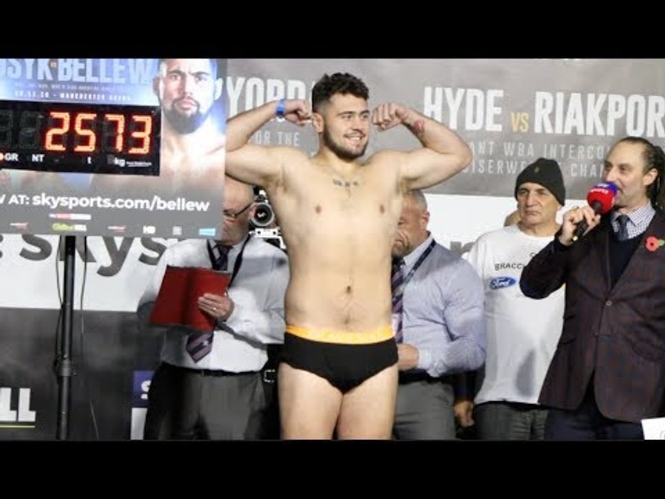 WHITE RHINO TIME! - DAVE ALLEN 3:16 v  ARIEL ESTEBAN BRACAMONTE *FULL WEIGH-IN* / USYK-BELLEW