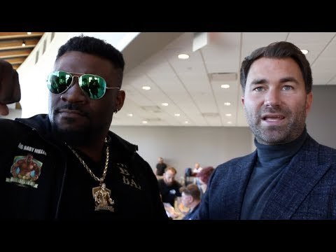 JARRELL 'BIG BABY' MILLER TELLS EDDIE HEARN FIVE FIGHTERS HE WANTS! / SLAMS DILLIAN WHYTE OPPONENTS