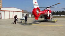 Ambulans helikopter hamile kadın için havalandı - DİYARBAKIR