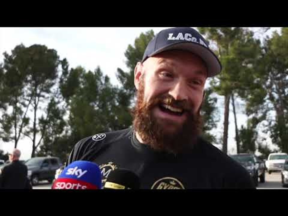 TYSON FURY CLAIMS THAT HE WILL CONTINUE HIS CAREER IN AMERICA AFTER HE BEATS DEONTAY WILDER