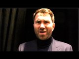 'ARE WE RUNNING OR BEGGING?' - EDDIE HEARN TO DEONTAY WILDER, & ON CANELO-ROCKY, JOSHUA, KHAN-BROOK
