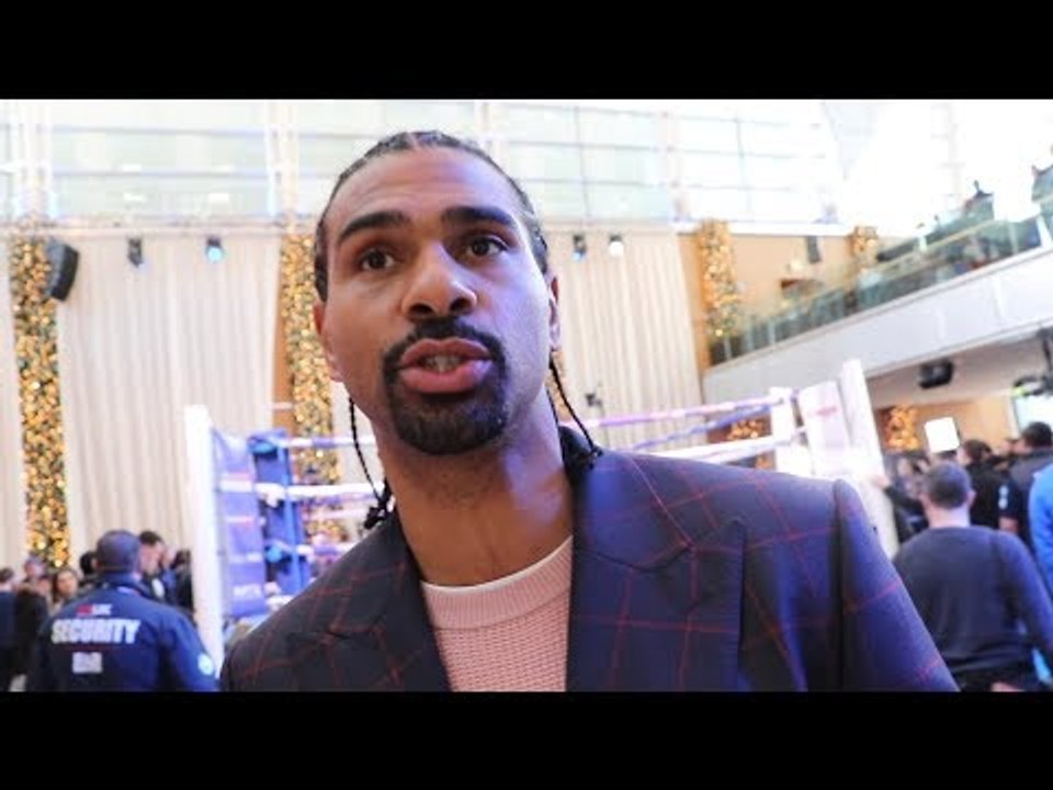'WHO CARES IF TYSON FURY DIDN’T WIN SPOTY?  - IT DOESN’T AFFECT HIS LIFE OR CAREER!' - DAVID HAYE