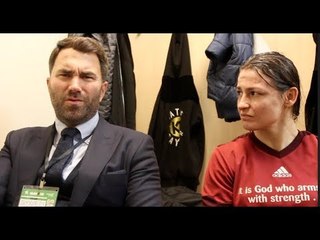 'IM PETRIFIED OF YOU!' - EDDIE HEARN TO KATIE TAYLOR, DISCUSS WAHLSTROM WIN, SERRANO, HOLM, BRAEKHUS