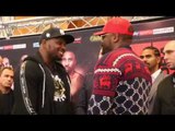 'YOUR BREATH STINKS' - WAR! - DILLIAN WHYTE v DERECK CHISORA II **OFFICIAL** HEAD-TO-HEAD @ PRESSER