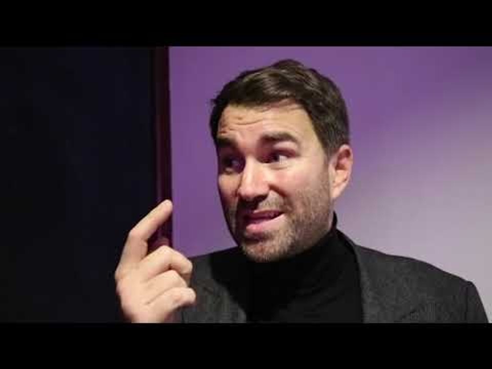 EDDIE HEARN REACTS TO BRUTAL 11th ROUND KNOCKOUT OF DEREK CHISORA BY DILLIAN WHYTE @ O2