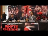 A*** BEADS, CARROTS & PAYING JUDGES! - WHYTE, CHISORA, HEARN & HAYE  - HILARIOUS PRESS CONFERENCE