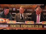 FRANK WARREN PRESENTS LEICESTER BILL - PRESS CONFERENCE - SAM BOWEN / ANTHONY YARDE / SAM MAXWELL