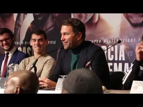 EDDIE HEARN! SERGIO GARCIA v TED CHEESEMAN **FULL & UNCUT** PRESS CONFERENCE WITH UNDERCARD / o2