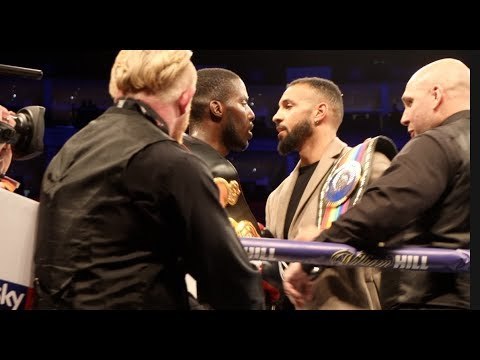 'KEEP ON HATING' - WADI CAMACHO FACES LAWRENCE OKOLIE (MARCH 23) & GETS TAUNTED BY TEAM OKOLIE AT 02
