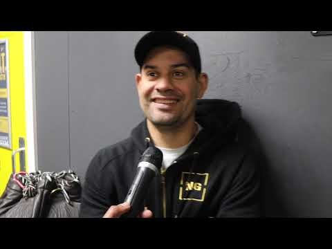 'SO FAR CHRIS EUBANK IS LISTENING. ON THE NIGHT OF FIGHT ..YOU NEVER KNOW' -NEW TRAINER NATE VASQUEZ