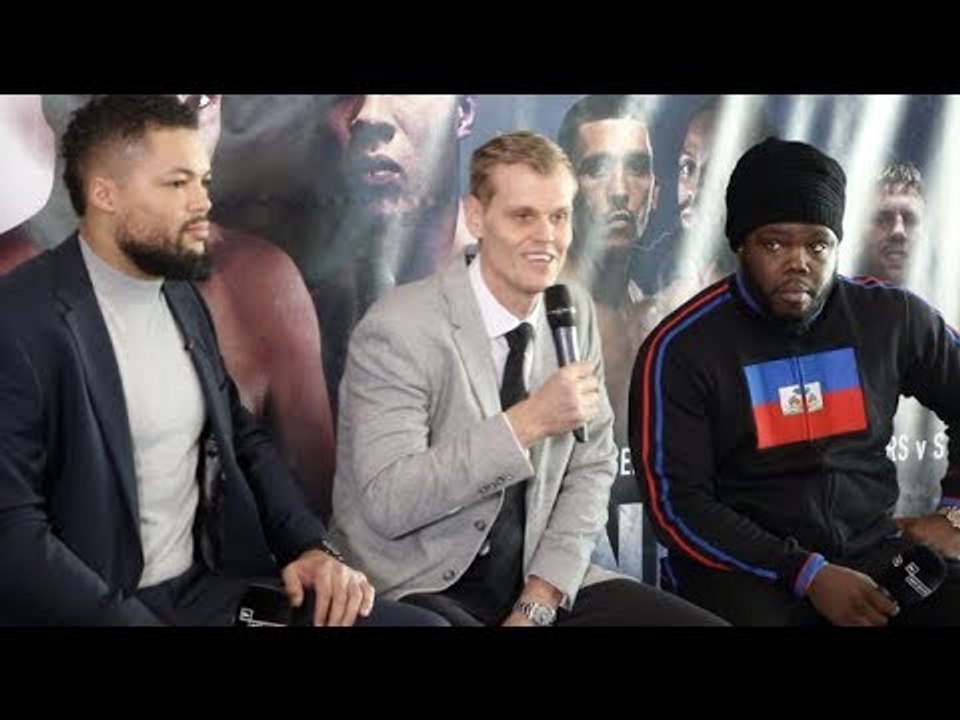 HEATED! - JOE JOYCE v BERMANE STIVERNE *FULL & UNCUT* PRESS CONFERENCE / STIVERNE-JONES ALTERCATION
