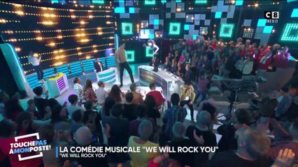 La comédie musicale "We Will Rock You" enflamme le plateau de TPMP !