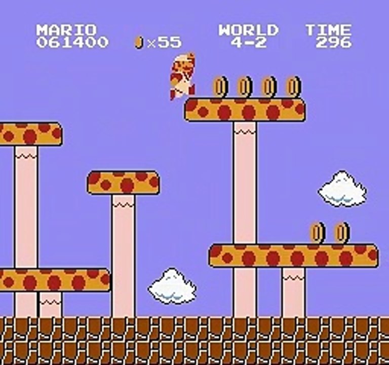Trying to make speed run with Super Mario Bros for NES