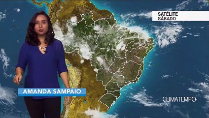 Previsão Brasil – Pancadas de chuva