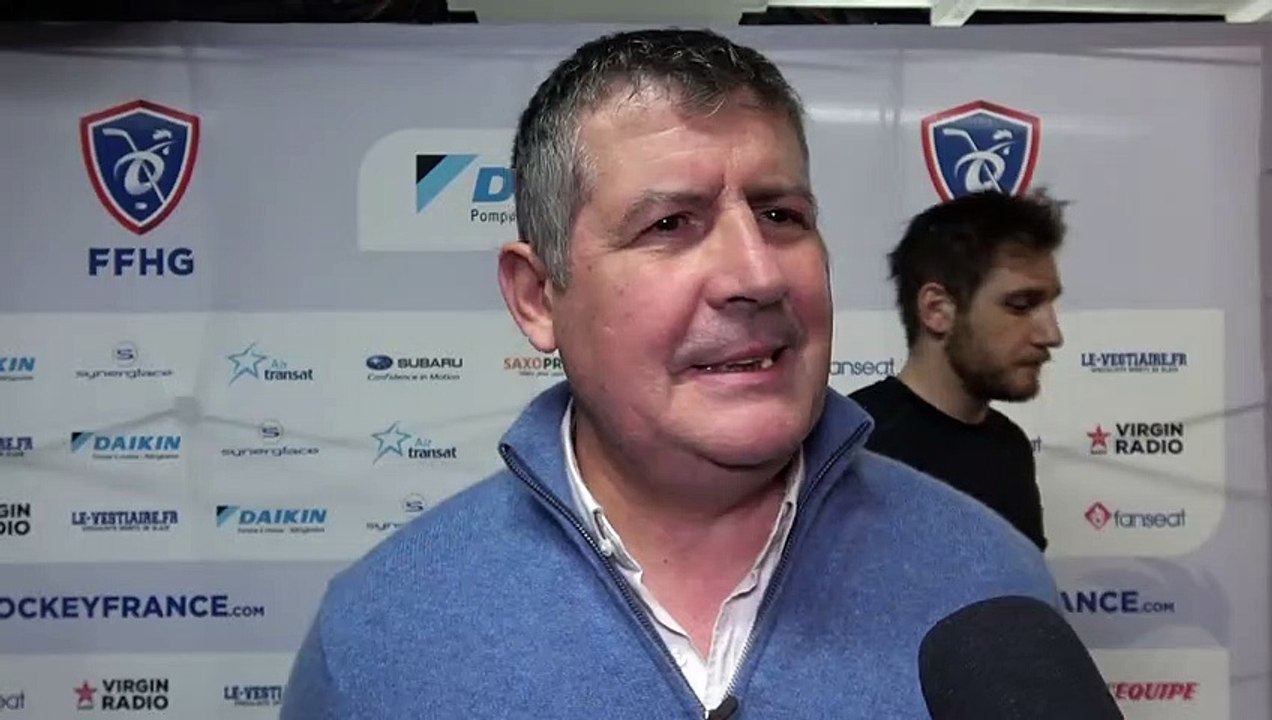 HOCKEY SUR GLACE 2019-02-16 Interview Christophe Cuzin Manager du HCCP les Jokers de Cergy-Pontoise