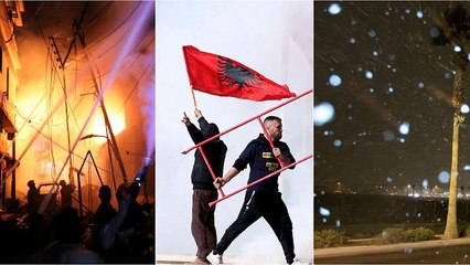 Dhaka fire, Albania clashes, and Las Vegas snow | No Comment videos of the week