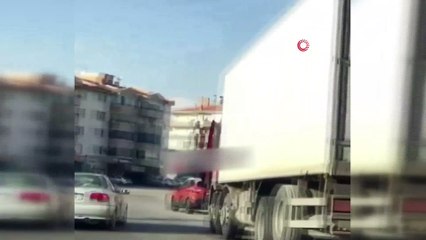 Ankara'da trafik terörü kamerada
