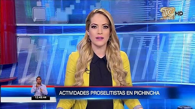 Resumen de las actividades de candidatos a la alcaldía de Quito y prefectura en Pichincha