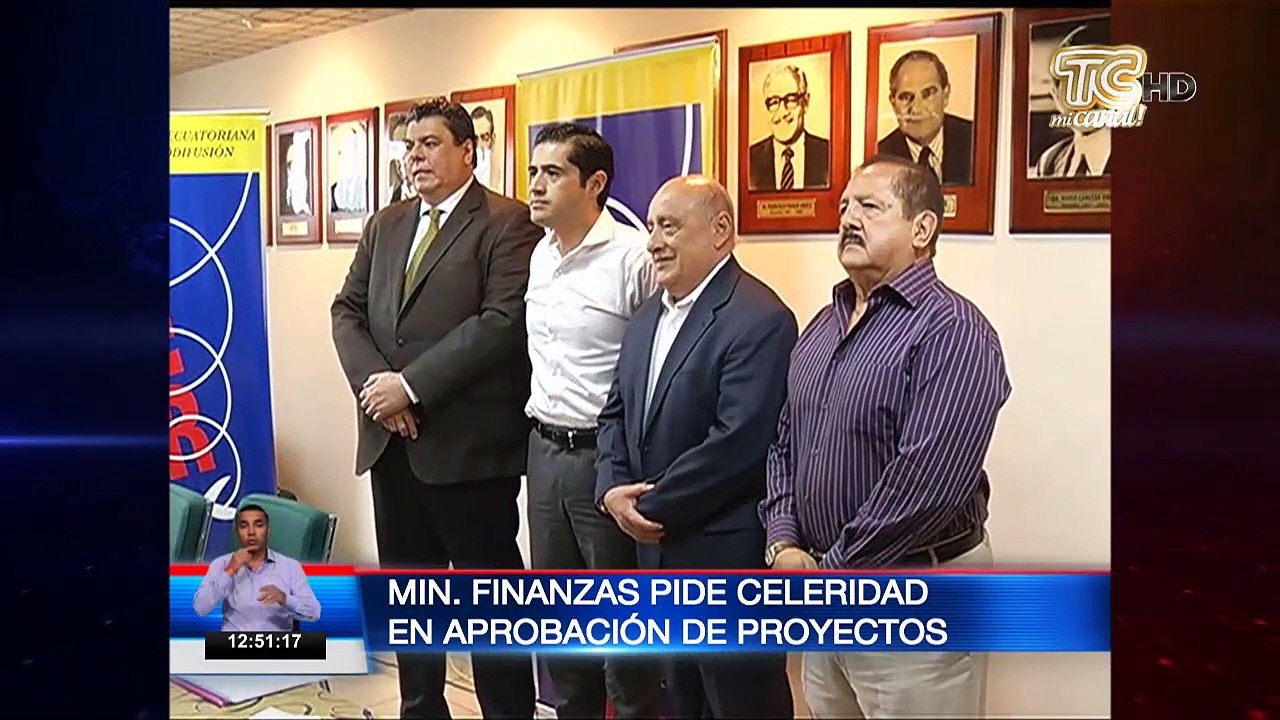 Ministro de Finanzas pide celeridad en aprobación de proyectos