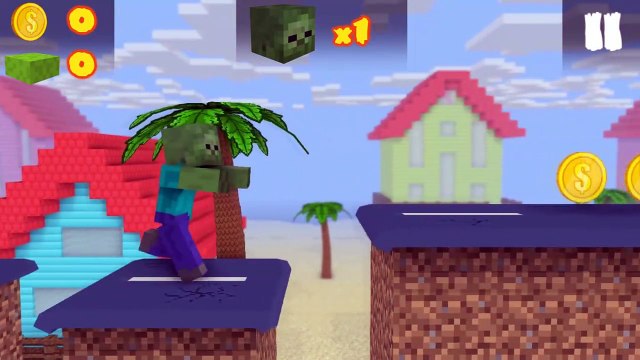 Monster School: ZOMBIE TSUNAMI CHALLENGE PART 2 - Minecraft Animation