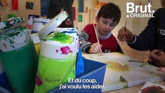 Arthur, 10 ans, vend ses toiles pour aider les sans-abri
