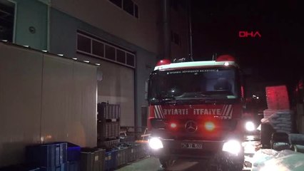Silivri'de Otomotiv Yedek Parça Fabrikasında Yangın