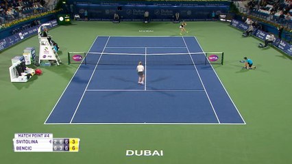 Dubaï - Bencic remonte le temps