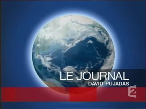 France 2 - 6 Septembre 2004 - Bande annonce, début JT 20H (David Pujadas)