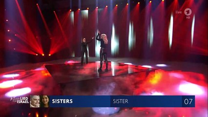 Sisters - "Sister" - Germany's Entry For The Eurovision Song Contest 2019 in Tel Aviv (Live @ National Final in Berlin: Unser Song für Israel)