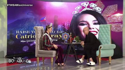 TWBA: The story behind Catriona's winning answer on Miss Universe 2018