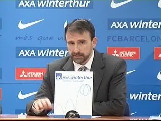 Joan Plaza reconoce que el Barça fue muy superior