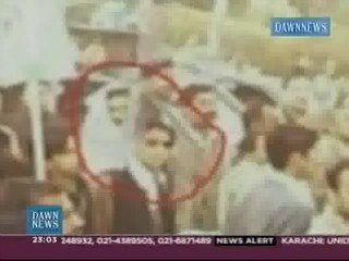 La cara del presunto asesino de Bhutto