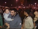 Centenares de magrebíes protestan por la suspensión de los ferrys en Algeciras